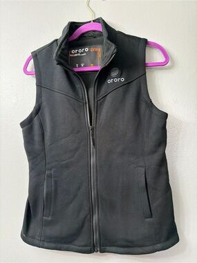 ORORO Women's Fleece Heated Vest NO Battery   Small